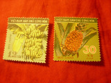 2 Timbre Vietnam -1959 - Fructe, Nestampilat