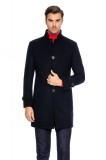 Palton barbati business bleumarin B148