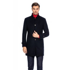 Palton barbati business bleumarin B148