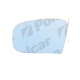 Geam oglinda Mercedes Clasa CL 1999-2005, Mercedes Clasa S 1998-2002, Stanga, Albastra, Cu incalzire, Asferica, BestAutoVest 5025542E, 2 pini