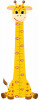 Sticker Masurator Inaltime Girafa, 55x138 cm