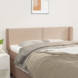 VidaXL Tăblie pat cu aripioare cappuccino 147x16x78/88cm piele eco 3118723