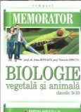 Cumpara ieftin Memorator de biologie vegetala si animala, clasele 9-10 - Irina Kovacs