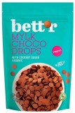 Bettr Choco Drops Lapte Bio 200g - Bucatele Ciocolata Ecologica Pentru Patiserie