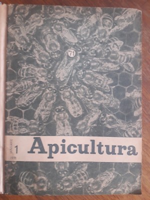 Revista Apicultura, 12 numere, an complet 1971 + nr.8/1969 / R3P3F foto