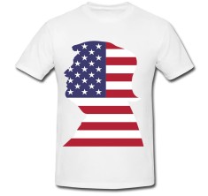 Tricou &amp;quot; Donald Trump - Flag USA &amp;quot; foto