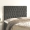 Gossi tablii de pat, 4 buc, gri inchis, 72x7x78/88 cm, catifea