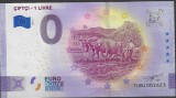 !!! 0 EURO SOUVENIR - TURCIA , CIFTCI - 1 LIVRE - 2022.1 - UNC / IN SCAN