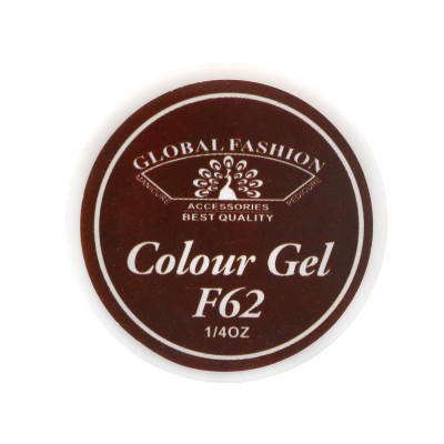 Gel color unghii, vopsea de arta, seria Rose Red, Global Fashion, 5gr, F62 foto