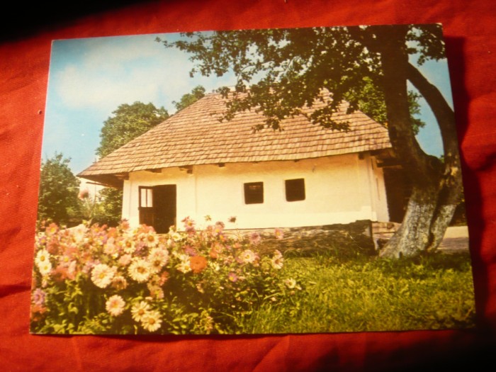Ilustrata Targu Neamt - Humulesti - Casa memoriala Ion Creanga 1988