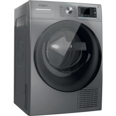 Uscator de rufe Whirlpool W7D93SBEE, Condensare, 9 kg, 6th Sense, Tehnologie 3DRY, FreshCare+, Display, Argintiu