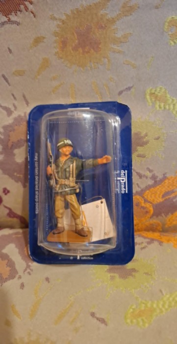 Soldat din plumb Corporal Mil.Police 9th Air Force USA 1944 MAN AT WAR 1:32