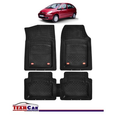 Covorase Auto TeamCar&amp;reg; Tip Tavita Compatibile Citroen Xsara Picasso (1999-2012) Negru Material Rezistent foto