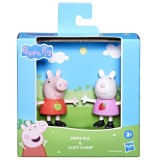 PEPPA PIG PRIETENI BUNI SET 2 FIGURINE PEPPA SI OITA SUZY, Hasbro