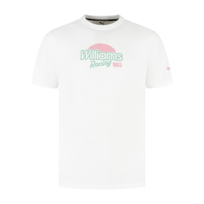 Williams Martini Racing tricou de bărbați Beach white F1 Team 2025 - L foto