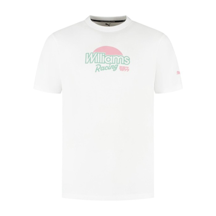 Williams Martini Racing tricou de bărbați Beach white F1 Team 2025 - L