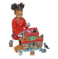 Set de joaca din lemn Arca lui Noe Melissa and Doug foto