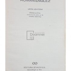 Leon Levitchi - Dictionar roman-englez (editia 1973)