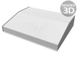 Carcasă Desktop Aluminiu 1456PL3WHBU