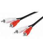 Cablu audio 2x RCA tata - 2x RCA tata 5m Goobay