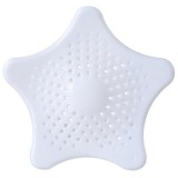Cumpara ieftin Sita Protectie Scurgere cu Ventuze din Silicon pentru Chiuveta Cada Dus Sifon 15 x 15 cm - Alb, Oem