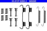 ATE 03.0137-9265.2 set accesorii, saboti frana parcare