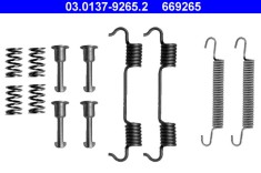 ATE 03.0137-9265.2 set accesorii, saboti frana parcare