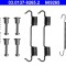 ATE 03.0137-9265.2 set accesorii, saboti frana parcare