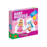 Puzzle educativ mega Box, Lumea printesei, 6 imagini, +2 ani, Alexander Games EduKinder World, Alexander Toys