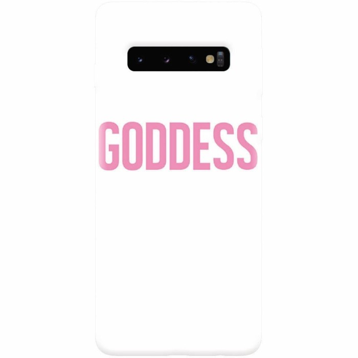 Husa silicon pentru Samsung Galaxy S10, Goddess Girly