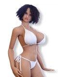 Papusa Sexuala 3D Scarlett, 161cm, Silicon Realist, Schelet Metalic, Vagin &amp; Anus, Mistress