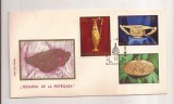 P4 Plic FDC-Prima zi a emisiunii-Tezaurul de la Pietroasa, necirculat 1973