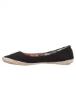 CH2491-1 Espadrile negre din material textil