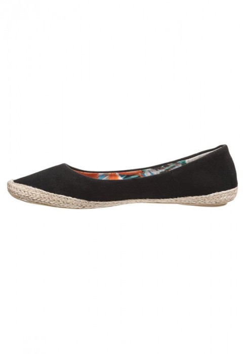 CH2491-1 Espadrile negre din material textil