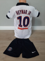 Echipament fotbal pt copii Paris Saint Germain Neymar Jr marimea 164 foto