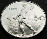 Moneda 50 LIRE - ITALIA, anul 1977 * cod 1348