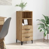 VidaXL Bufet stejar artizanal 34 x 34.5 x 90 cm Lemn compozit 880953