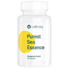 Supliment alimentar cu Spirulina, Purest Sea Essence Produs de Alcalinizare cu Spirulina (60 tablete) - Calivita