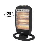 Incalzitor Electric cu Quartz, 3 Trepte de Putere 400/800/1200 W, Rotatie 75 Grade