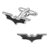 Butoni BATMAN negru cu argintiu + ambalaj, Inox