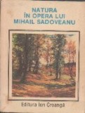 Natura in opera lui Mihail Sadoveanu