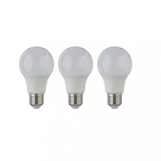 Set 3 becuri LED Livarno Home, E27, 7.3 W, 2700 K, 806 lm, clasa E