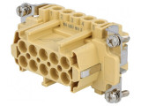 Conector HDC Mamă 10P 16A 500V