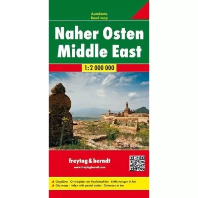 road map Middle East 1:2.000.000 foto