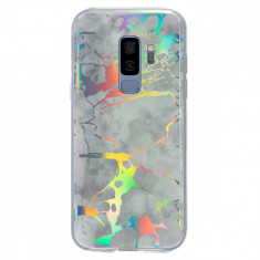 Husa Fashion Samsung Galaxy S9 Plus Marble Alb foto