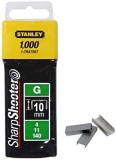 Stanley 1-TRA706T Set 1000 Capse de inalta calitate tip G 4/11/140, 10 mm / 3/8&quot;