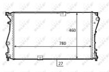 NRF 58498 Radiator, racire motor