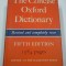 The Concise Oxford Dictionary of current English - Edited by H. W. FOWLER AND F. G. FOWLER