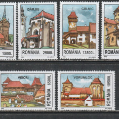 Romania 2002 - #1582 Cetati Sasesti Taranesti din Transilvania 6v MNH