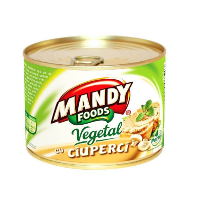 Pasta Vegetala cu Ciuperci Mandy, 200 g, Pasta Tartinabila Vegetala cu Ciuperci Mandy, Pasta Tartinabila cu Ciuperci Mandy, Pasta Vegetariana cu Ciupe foto